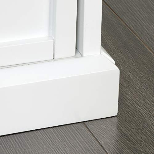 Sauder Craft Pro Series Craft Table/ Pantry cabinets, in White finish