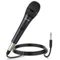 FIFINE Karaoke Microphone, Dynamic Vocal Microphone for Speaker, 6.35MM Wired Handheld Mic with On and Off Switch and 14.8ft Detachable Cable-K6