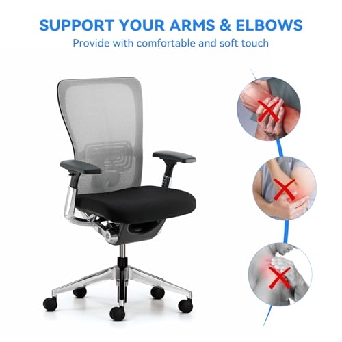SINOLUXE Arm Pads Caps Replacement fit for Haworth Very Office Chair,Office Chair Arm Rest Replacement