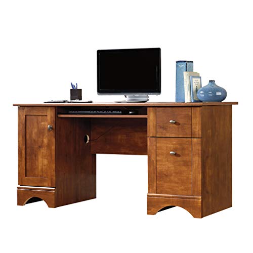 Sauder Engineered Wood Computer Desk in Brushed Maple
