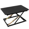 STANDNEE Standing Desk Converter, Height Adjustable Sit Stand Desk Converter, Fully Assembled Monitor Desk Riser for Standing or Sitting, Black, Pattern