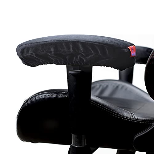 AMGAMING Ergonomic Office Chair Armrest Pads Extra Soft Elbow Support Cushions for Office, Gaming, Desk Chairs, Set of 2 (11" Large Size, Washable Cover)‌