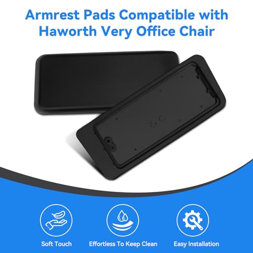 SINOLUXE Arm Pads Caps Replacement fit for Haworth Very Office Chair,Office Chair Arm Rest Replacement