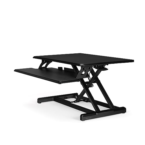 UPLIFT DESK - Lady Bird Standing Desk Converter (Black)