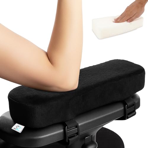 Ergo Office Arm Rest Cushion - Set of 2 Office Chair Arm Pads for Elbow Pain Relief - Computer Office Chair Arm Covers for Comfortable Desk Setup