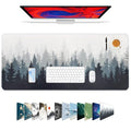 Galdas Mouse Pad For Gaming,Forest Background Pattern XXL XL Large Mouse Mat Long Extended MousePad Desk Mat Non-Slip Rubber Mice Pads Stitched Edges Thin (31.5 x 11.8 x 0.12 Inches) Tree