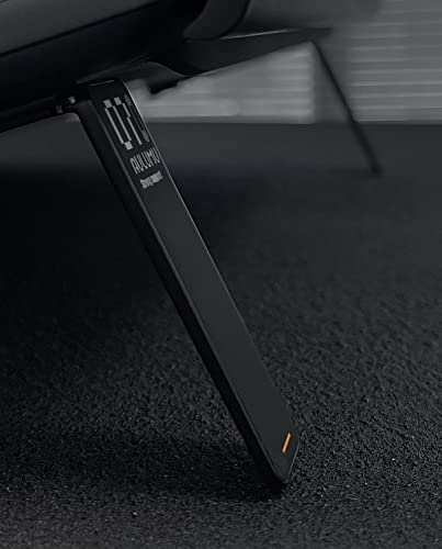 Aulumu G07 Pop Up Leg Stands Laptop, Super Portable Cooling Laptop Stand, Ergonomic Laptop Riser Lift for Desk for MacBook, All Laptops, Tablets, 8-20'', Black