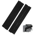 Classicseali 2pcs Office Chair Armrest Covers, Arm Rest Covers for Office Chair,with Zipper, Stretchable Chairs Arm Pads, Black Armrest Cover for Chairs