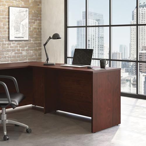 Sauder Affirm 48x24 Desk Shell/Credenza/Return, Classic Cherry Finish