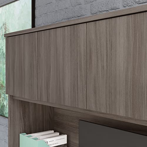 OfficeWorks by Sauder Affirm 60" X 36" Hutch, Hudson Elm Finish