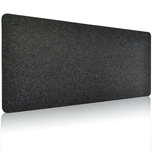 DAWNTREES Large Felt Desk Mat, 40''x16'' Full Keyboard and Mouse Pad for Office and Home, Computer Desk Mat for Desktop, Non-Slip Felt Desk Pad Protector