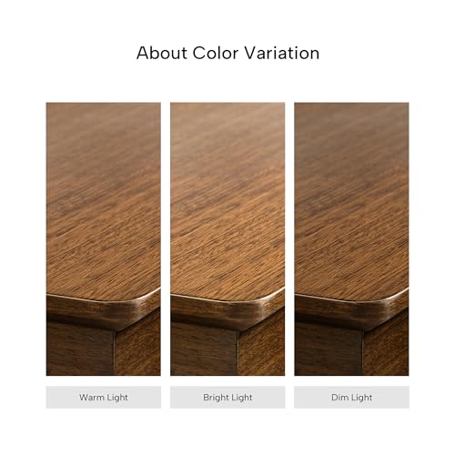 EUREKA ERGONOMIC 63" Standing Desk with Drawers, App Controlled Adjustable Desk, Executive Sit Stand Desk, Modern Home Office Computer Desk with Monitor Stand, Golden Walnut