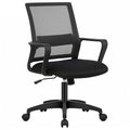 PayLessHere Gaming Chair Ergonomic Computer Chair Office Chair Video Game Chairs with Lumbar Support Desk Chair Armrest Mid Black Cushion Swivel Rolling Chair with Wheels for Home Office(Black)
