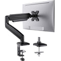 HUANUO Single Monitor Mount, Adjustable Monitor Arm for 13–34 Inch Screen Up to 22lbs, C-Clamp & Grommet Base, Ergonomic Stand for Work and Gaming, VESA 75x75mm or 100x100mm