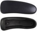 HYEJDRV Chair Armrest Replacement, Arm Pad Caps Replacement for Herman Miller Classic Aeron Chair Graphite Black 1 Pair