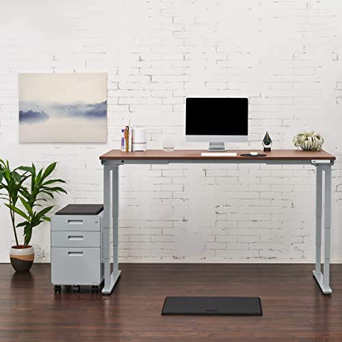 Uplift Bamboo (60 x 30 inch) Electric Standing Desk V3 (Indus.) 4-Leg Adjustable Stand Up Desk, Advanced Keypad, Wire Grommets, Wire Management Tray, Bamboo Rocker-X Board