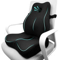 JIPORIER Seat Cushion & Lumbar Support Pillow for Office Chair,Memory Foam Chair Cushions for Tailbone Pain, Non-Slip Back Support for Desk,Gaming Chair,Wheelchair, Breathable & Machine Washable