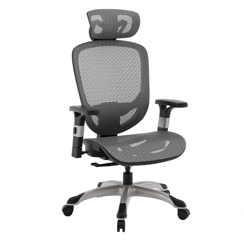 STAPLES Ergonomic Task Chair, Mesh, Ergonomic, Lumbar Support, Swivel, Gray