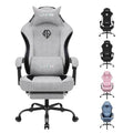 Gaming Chair, Computer Office Chair with Foot Rest, Ergonomic Fabric Desk Chair with Adjustable Lumbar Support & Headrest, Comfortable PC Reclining Gaming Chairs for Adults, Silla Gamer 350lbs