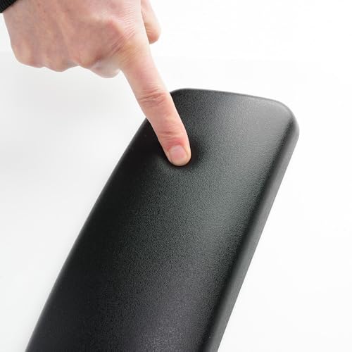 MingYi.office New Arm Pads Caps Replacement for Haworth Zody Office Chair 1 Pair Black/Gray (Black)