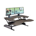 Vari Varidesk Pro Plus 36 Standing Desk Converter for Home Office – 11 Height Settings + Spring-Loader Lift, 2 Tier Design with Keyboard Tray, Fits Tables 26.5" Deep – Fully Assembled (Espresso)