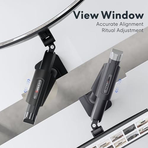 FlexiSpot Single Monitor Arm, Premium Aluminum Monitor Desk Mount Fits Screen up to 39 Inches, Fully Adjustable Monitor Stand with C-Clamp & Grommet Base, Holds 6.61 to 26.46 lbs, Black