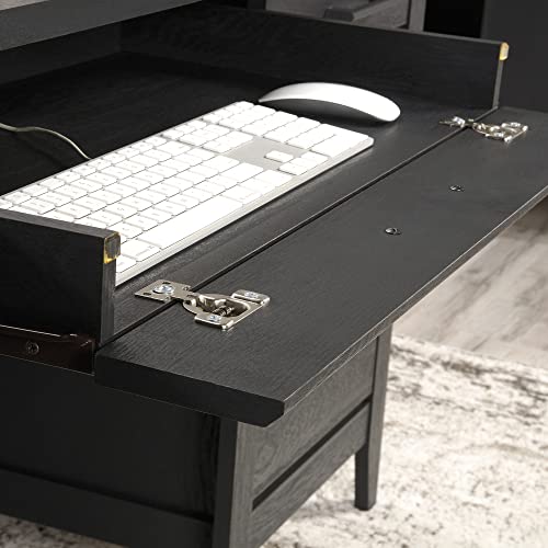 Sauder® Summit Station 66"W Executive Computer Desk, Raven Oak