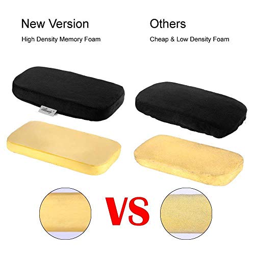 Aloudy Arm Rest Pillow, 2021 NEW Size 11” Office Chair Armrest Cover Pads, Comfy Desk Chair Cushions for Elbows and Forearms(Large, Set of 2)