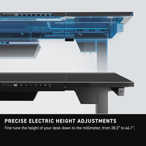 Secretlab Magnus Evo XL | Electric Standing Desk with Magnetic Cable Management | Integrated Power Supply Column | Built-in Cable Management Tray | Everyday Ergonomic Gaming Desk | Extra Large