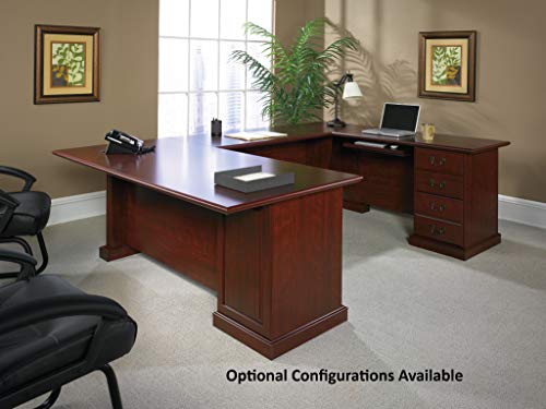 Sauder 109843 Heritage Hill Executive Desk, Classic Cherry Finish