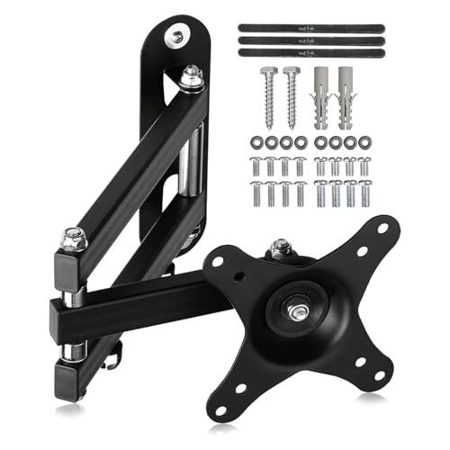 Suptek TV Wall Mount Swivel Tilt Rotation Full Motion Adjustable Articulating for Most 15-32 inch LED, LCD Monitor Wall Mount VESA 75,100 (MA2720)