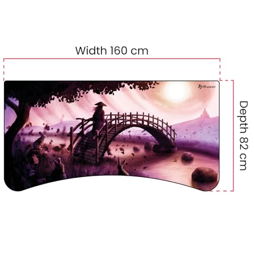 Arozzi Arena Gaming Desk Pad, Full Desk Mouse Pad for Arena Desk, Washable Desk Mat with Anti-Slip Rubber Base & Water-Resistant Surface, D015