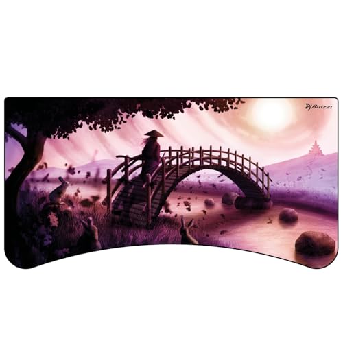 Arozzi Arena Gaming Desk Pad, Full Desk Mouse Pad for Arena Desk, Washable Desk Mat with Anti-Slip Rubber Base & Water-Resistant Surface, D015