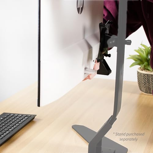 VIVO Quick Attach VESA Adapter Designed for HP Monitors 27er, 27es, 27ea, 25er, 25es, 24ea, 24es, 23er, 23es, 22er, 22es, 22f, 23f, 24f, 25f, 27f, 27fw VESA 75x75m and 100x100mm, MOUNT-HP27ER