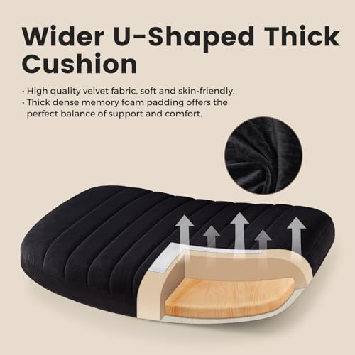 IWMH Criss Cross Chair Cross Legged Office Chair with Wheels Armless Wide Seat Desk Chairs Height Adjustable Computer Task Chairs Swivel Vanity Chair for Home Office Bedroom Make Up Small Space Black