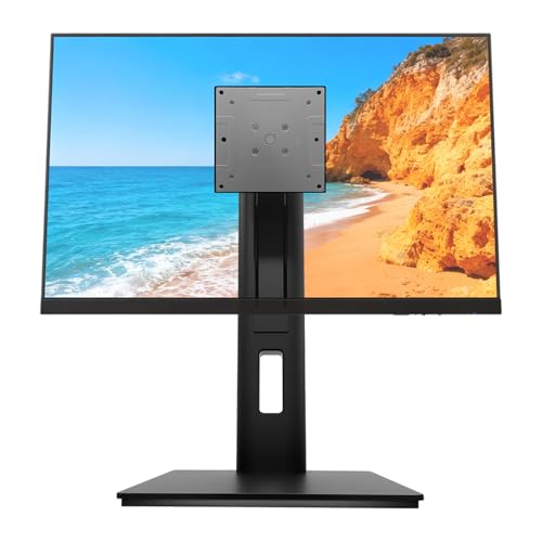 Brezpick 2026 Version Ergonomic VESA Monitor Stand, 150mm Spring Height adjustment,, Tool-Free Base, Swivel, Tilt & Rotation, for 26–32" Monitors, 7.28–8.82 lb, 100x100mm Vesa Mount (7.28～8.82LB)