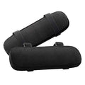 MOSISO Chair Armrest Pads (2 Pack), Memory Foam Home/Office Chair Arm Rest Covers Comfy Computer Gaming Elbow Cushion Removable Washable Elbow Support Forearm Pressure Relief, Black