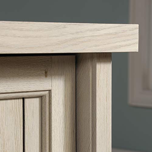 Sauder Costa Office Desk with Drawers, Executive Desk with File Drawer Storage, in Chalked Chestnut