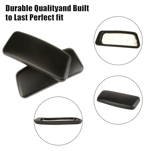 BROODAY New Arm Pads Caps Replacement for Haworth Zody Office Chair Black 1 Pair