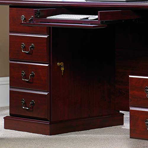 Sauder 109843 Heritage Hill Executive Desk, Classic Cherry Finish