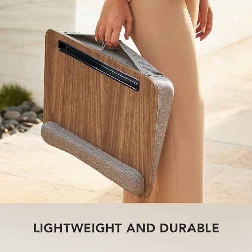 HUANUO Lap Desk for Couch, Laptop Stand with Phone Holder, Laptop Bed Desk for Sofa, Computer Lap Tray