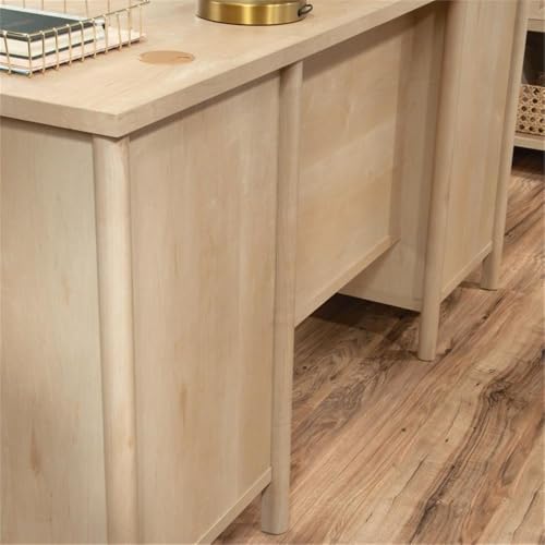 Sauder Whitaker Point Engineered Wood Desk in Natural Maple Finish