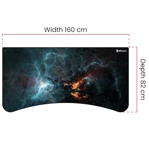 Arozzi Arena Gaming Desk Pad, Full Desk Mouse Pad for Arena Desk, Washable Desk Mat with Anti-Slip Rubber Base & Water-Resistant Surface, D012