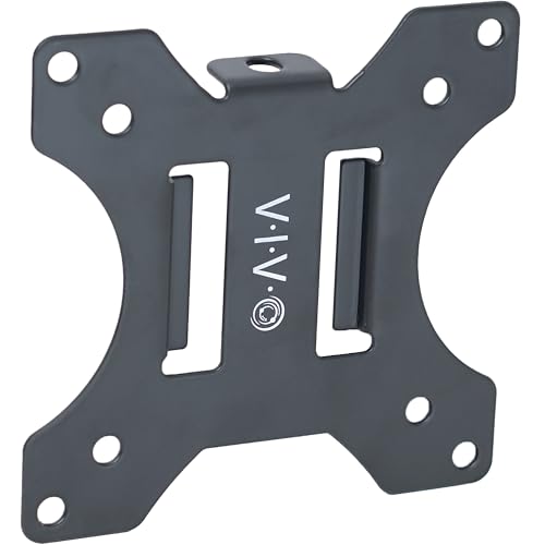 VIVO Steel VESA Bracket 75x75 and 100x100 Mounting for Computer Monitor Stand, Quick Release Removable VESA Plate Kit with Hardware, Black, PT-SD-VA02A