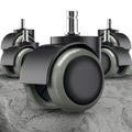 PChero Office Chair Wheels Replacement for IKEA Chairs, 10mm Stem (Set of 5), 2" Heavy Duty Swivel Polyurethane Casters for IKEA Chair Furniture Accessories, Protection for Hardwood Floors Carpet