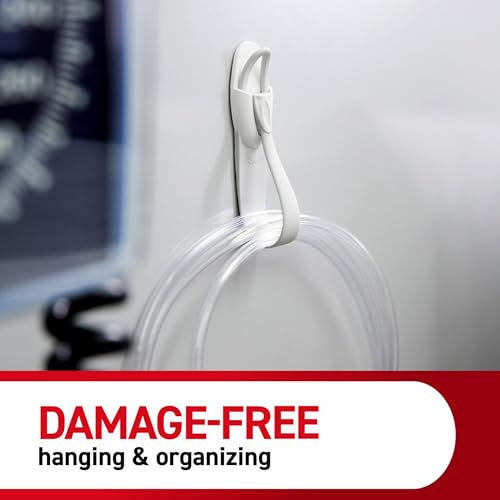 Command Cord Bundlers, Plastic, Damage-Free Organizer, No Tools for Electrical Cables, 6 Gray Bundlers and 12 Strips