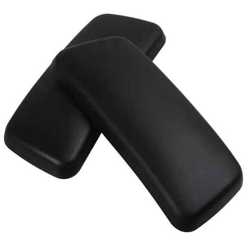 MingYi.office New Arm Pads Caps Replacement for Haworth Zody Office Chair 1 Pair Black/Gray (Black)