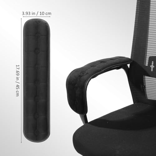 SEWACC 1 Pair Office Chair Armrest Pads, Elastic Arm Rest Covers for Desk Chair, 17.71 x 3.93 Inch