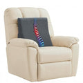 Vekkia Lumbar Support Pillow for Recliner - Couch Back Support Pillow for Lower Back Pain Relief, Lumbar Cushion for Sofa, Accent Chair & Armchair, Recliner Cushions for Elderly, Washable Cover (Gray)