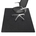 Riveroy Office Chair Mat - for Hardwood Floors, Large Non-Slip Easy-Clean Floor Protection Blanket (Black, “48 x 36in”).